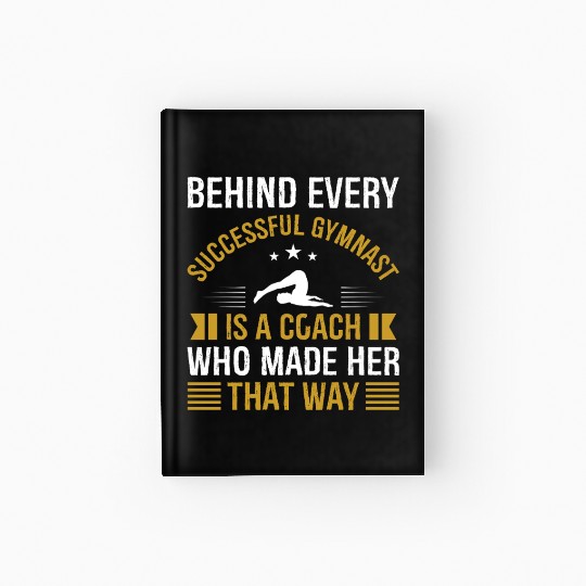 Gymnastics Gym Fitness Sports Training Hardcover Journal