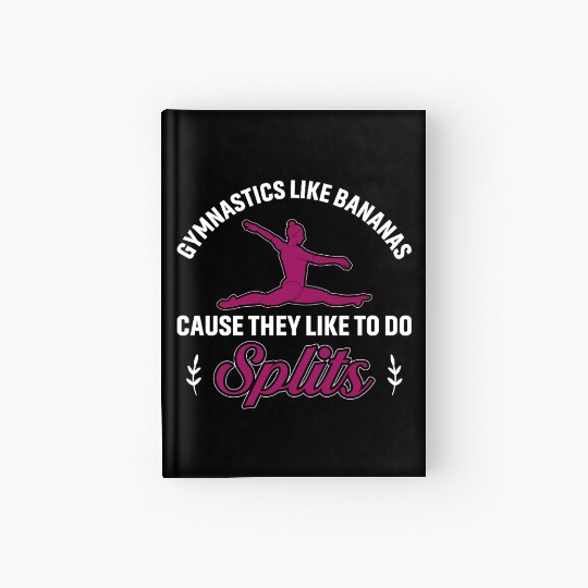 Gymnastics Gym Fitness Sports Training Hardcover Journal