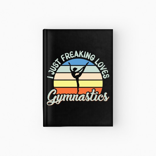 Gymnastics Gym Fitness Sports Training Hardcover Journal