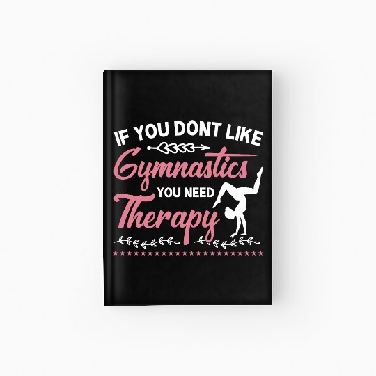 Gymnastics Gym Fitness Sports Training Hardcover Journal