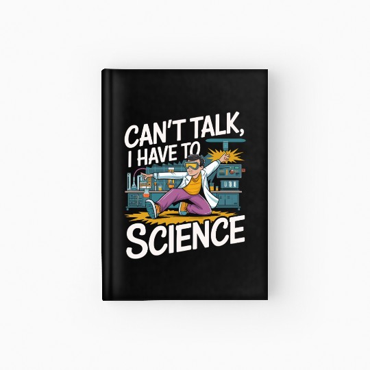 Science Laboratory Laborant Inspiration Hardcover Journal