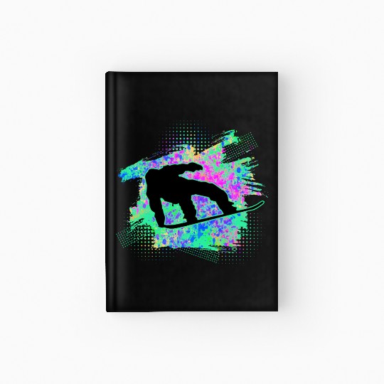 snowboard snowboarding snowboarder Hardcover Journal