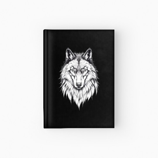 Wolf Face: Majestic and Wild Hardcover Journal