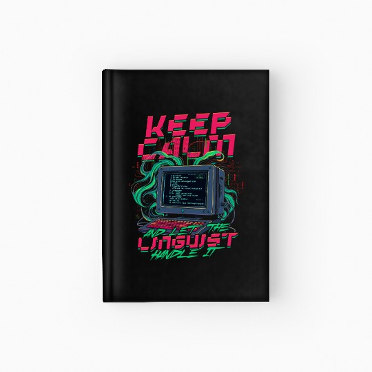 Computer Linguist Let The Linguist Handle It Hardcover Journal