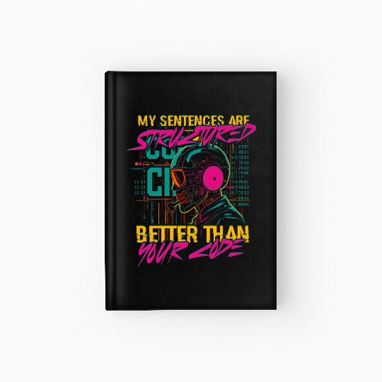 Computer Linguist Hardcover Journal