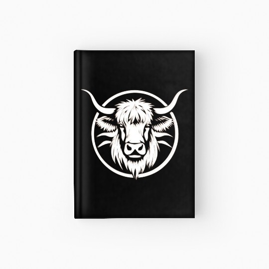 Highland cow Hardcover Journal