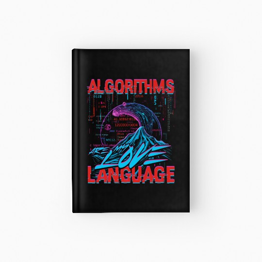 Computer Linguist Algorithms Are My Love Language Hardcover Journal