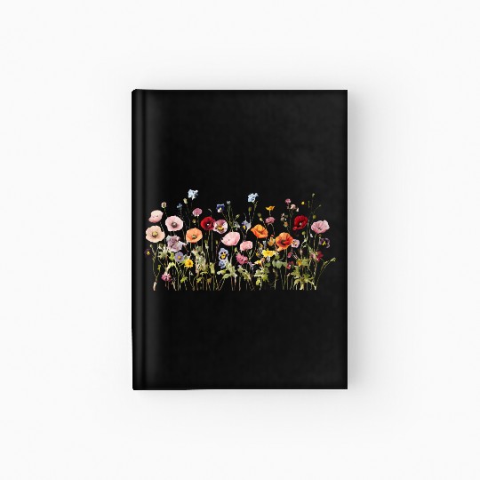 Wildflower Meadow – Natural Watercolor Blooms Hardcover Journal