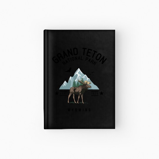 Grand Teton National Park Est. 1929 Wyoming Hardcover Journal