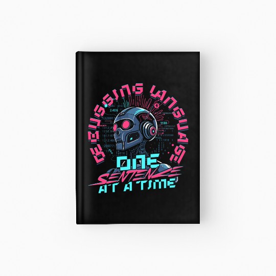 Computer Linguist Hardcover Journal