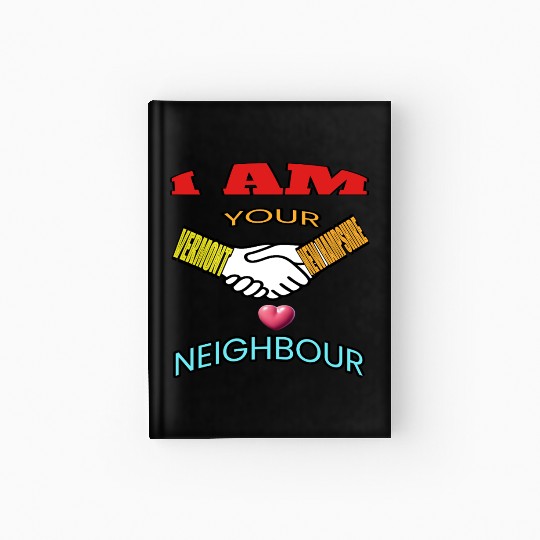 I AM YOUR NEIGHOUR VERMONT AND NEW HAMPSHIRE Hardcover Journal