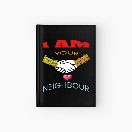 I AM YOUR NEIGHOUR MASSACHUSETTS AND NEW HAMPSHIRE Hardcover Journal