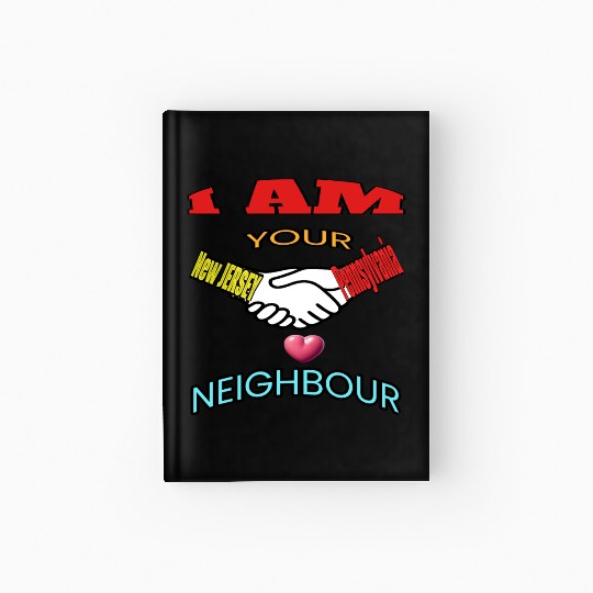 I AM YOUR NEIGHOUR NEW JERSEY AND PENNSYLVANIA Hardcover Journal