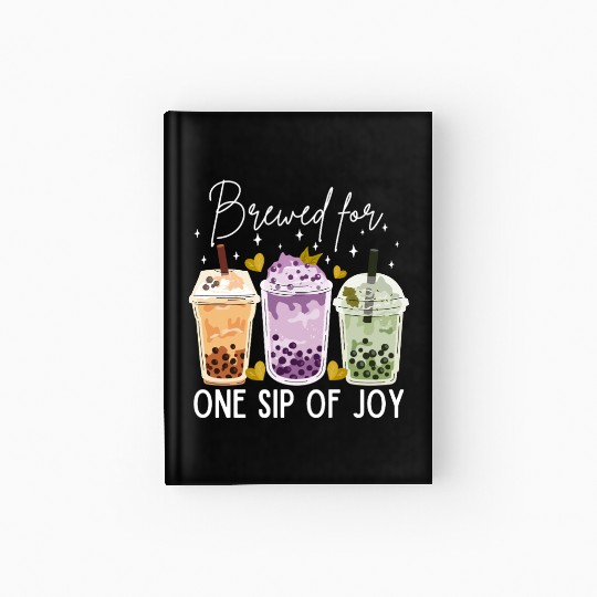 Boba tea lover Hardcover Journal