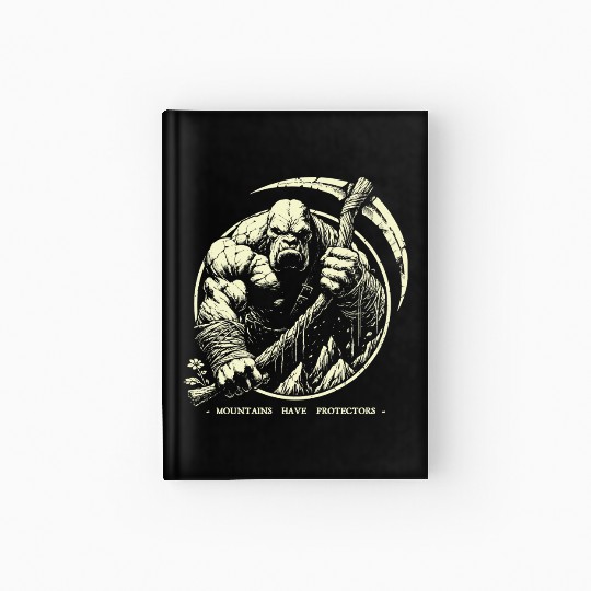 Mountains Protectors Bigfoot Hardcover Journal