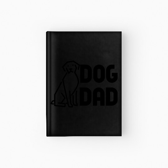 Dog Dad Hardcover Journal