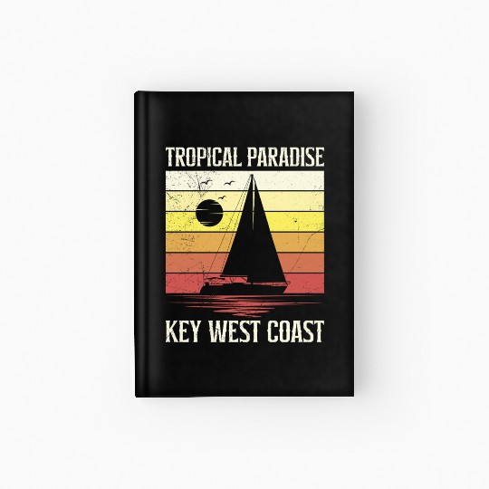 Florida TROPICAL PARADISE KEY-WEST COAST Hardcover Journal