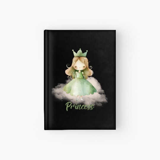 Princess Baby Bodysuit, Cute Infant Jersey One Pie Hardcover Journal