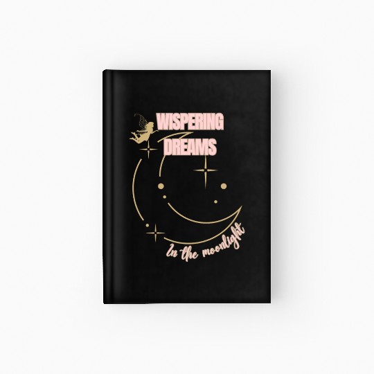 Wispering Dreams Moon Fairy Hardcover Journal