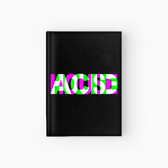 Acid House Techno Raver Hardcover Journal