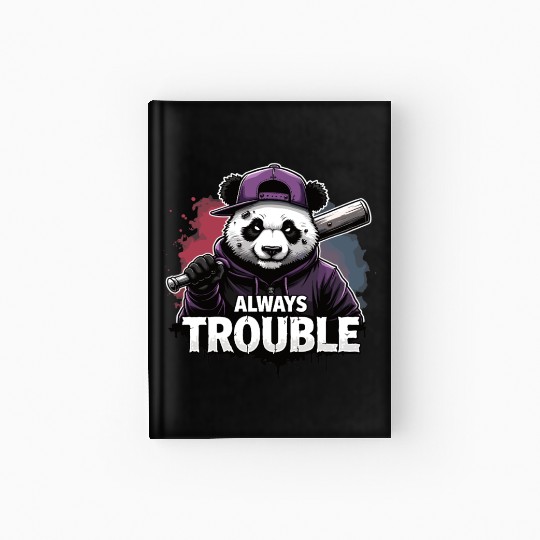 Gangster Panda Panda Bear Pandas Hardcover Journal