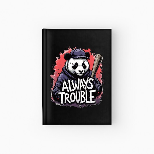 Gangster Panda Panda Bear Pandas Hardcover Journal