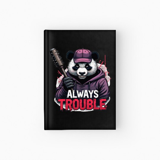 Gangster Panda Panda Bear Pandas Hardcover Journal