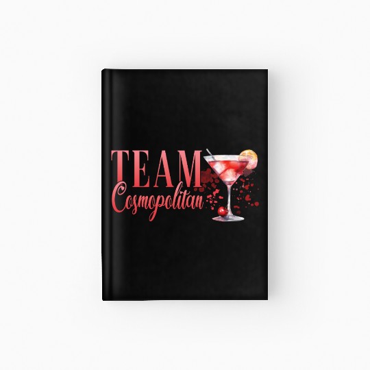 Cocktail Bartender Team Cosmopolitan Hardcover Journal