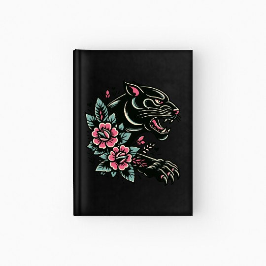 Black Panther Flash Tattoo Hardcover Journal