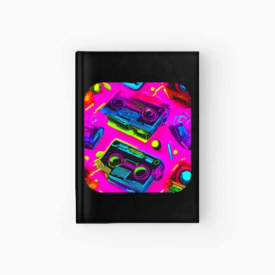 80s lifestyle oldschool pop Hardcover Journal