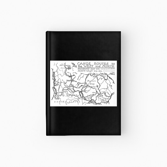 Fur Trade Canoe Routes Hardcover Journal