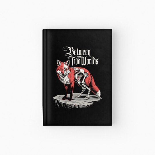 Dark Cottagecore Between Two Worlds Fox Hardcover Journal