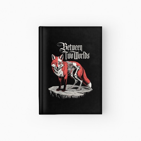 Dark Cottagecore Between Two Worlds Fox Hardcover Journal