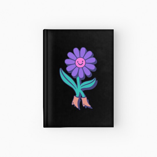 Walking Flower – Playful Bloom Character Hardcover Journal