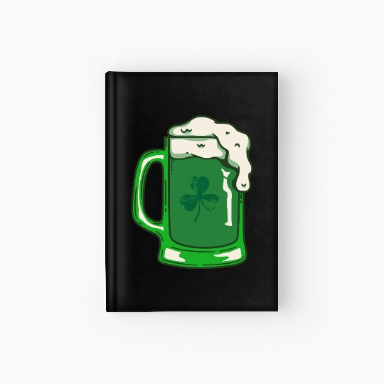 Green Beer Hardcover Journal