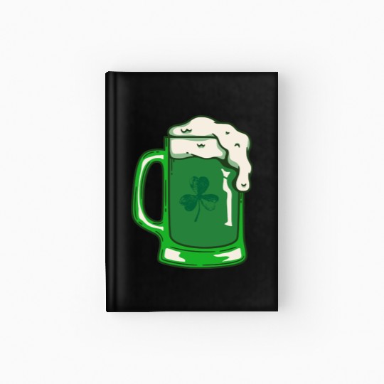 Green Beer Hardcover Journal