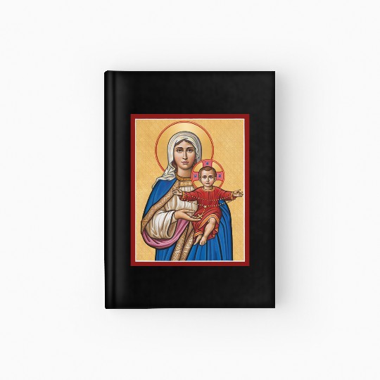Holy Rosary Virgin Mary Catholic Rosary Hardcover Journal