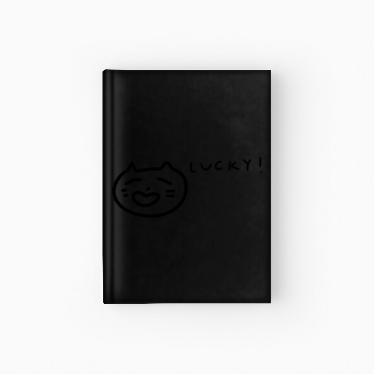 Lucky Cat Hardcover Journal