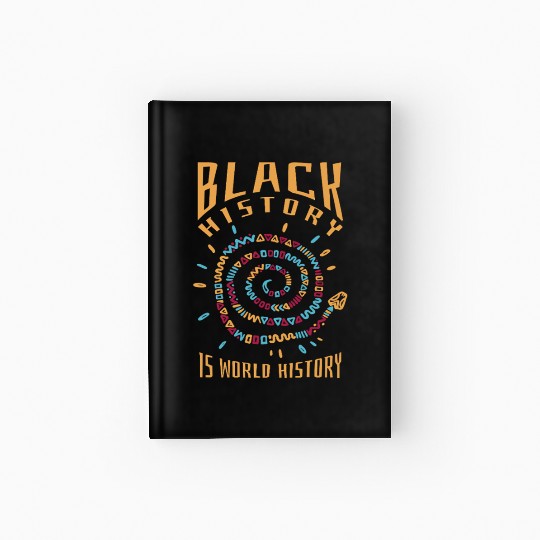 trend black history world history Hardcover Journal pr et ai