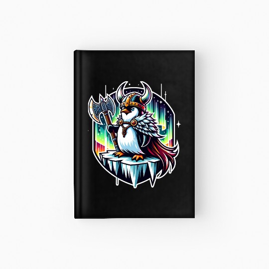 Viking Penguin Conquering Northern Lights Hardcover Journal