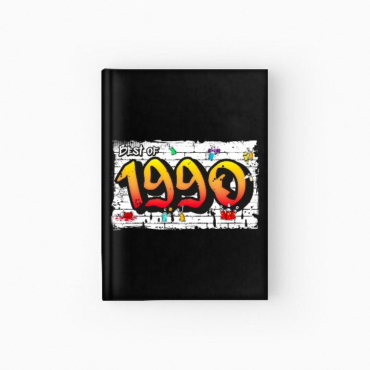 Best of 1990 Graffiti – 35 Years of 90s Vibes Hardcover Journal