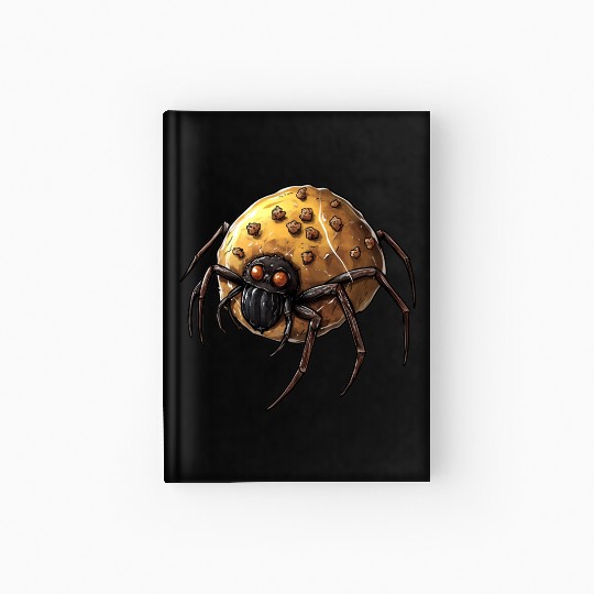 Donut Spider Funny Creative Motif Hardcover Journal