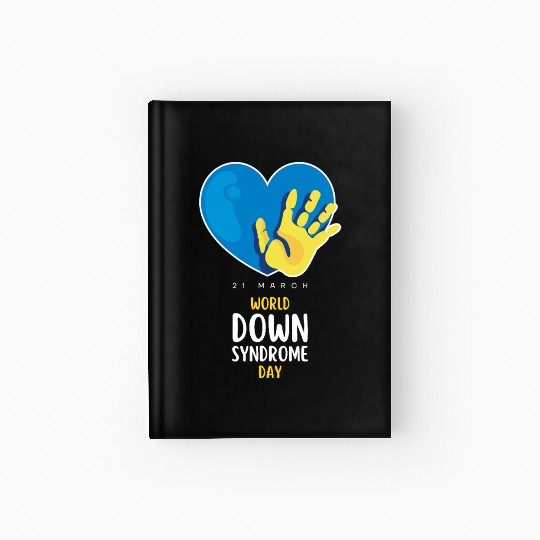 World Down Syndrome Awareness Men Women Kids Hardcover Journal