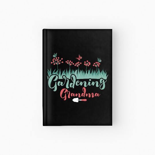 Gardening Grandma Botanical Garden Hardcover Journal