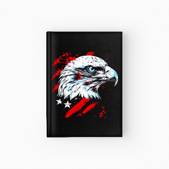 Symbol of America - American Bald Eagle Hardcover Journal