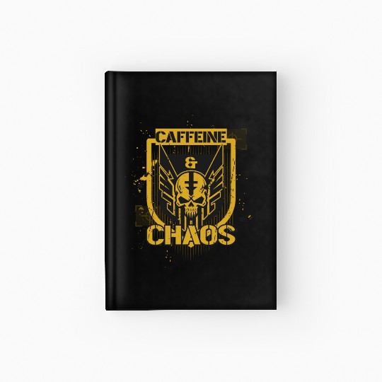 Caffeine & Chaos Hardcover Journal