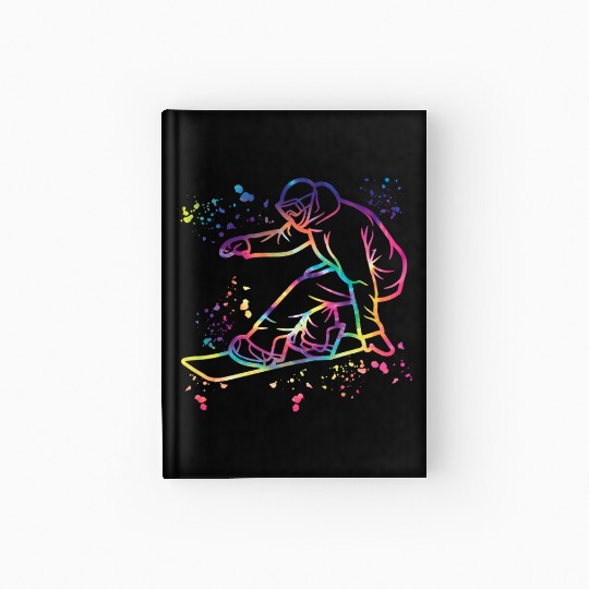 Snowboarder Snowboard Snowboarding Hardcover Journal