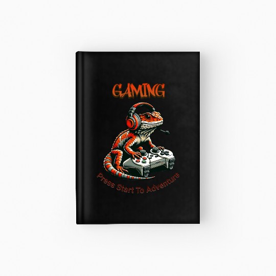 Gaming Press Start To Adventure Hardcover Journal