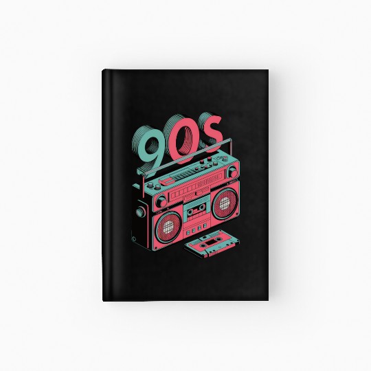 90s music Hardcover Journal