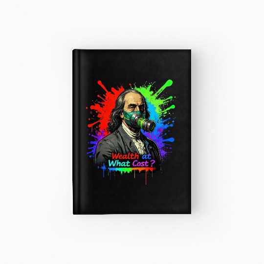 "Rich But Breathless: Wealth's Toxic Price" Hardcover Journal